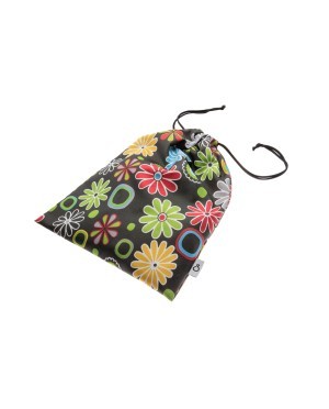 Elegancki wodoodporny worek Baga w kwiaty – na basen, siłownię, podróż. Stylowy organizer, torba wielorazowa.