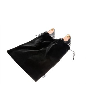 Luksusowy aksamitny worek na buty | Dwukomorowy organizer podróżny | Personalizacja Baga