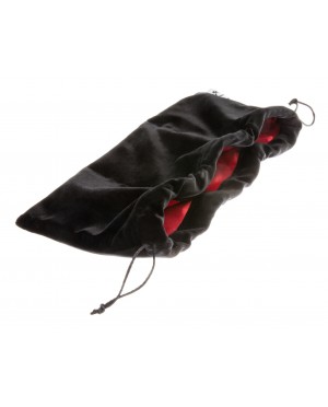 Luksusowy aksamitny woreczek na biżuterię | Organizer | 3 komory | Personalizacja Baga