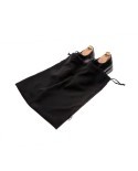 czarny worek na buty dwukomorowy | męski organizer podróżny | personalizacja haftem | Baga