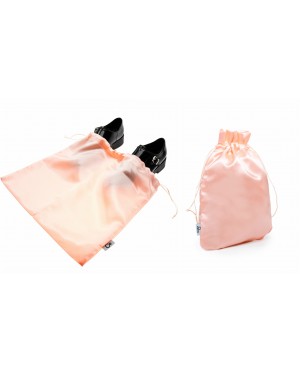 Zestaw podróżny Baga – satynowe worki na buty i bieliznę