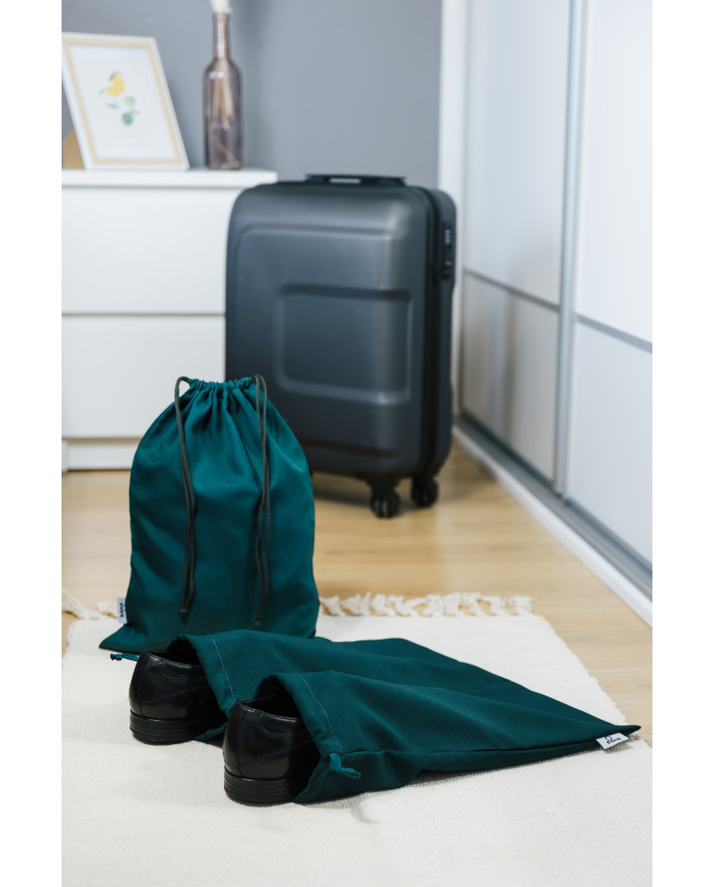 Męski zestaw podróżny: worek na buty i bieliznę