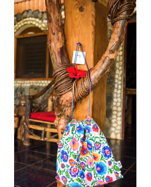 Worki na Bieliznę Bawełniane Wzór Folklor - Organizer Podróżny Polskie Rzemiosło