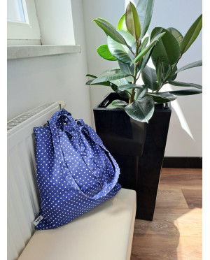 Elegancka torba shopperka Baga. 100% Made in Poland, bawełna premium. Idealna na zakupy/laptopa. Dwustronna, eko alternatywa. Do