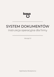 SYSTEM DOKUMENTÓW — Instrukcja operacyjna dla firmy